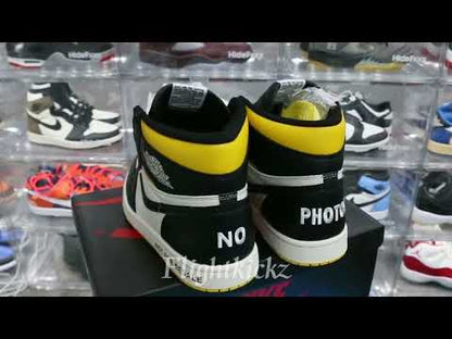 Air Jordan 1 Retro Not For Resale Yellow 2018