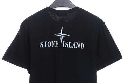 Stone island cross logo printing short sleeves
