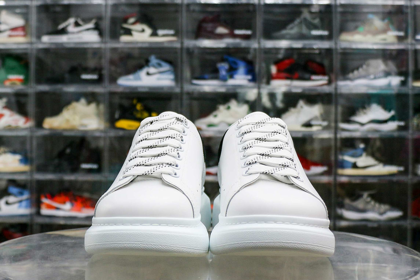 Alexander McQueen Oversized Sneaker White Black