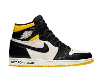 Air Jordan 1 Retro Not For Resale Yellow 2018