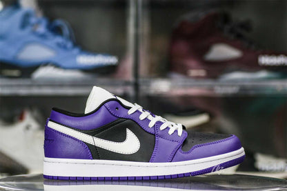 Air Jordan 1 Low Retro Court Purple Black 2020
