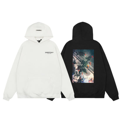 Fear Of God FOG Essentials Back Photo Floral Hoodie
