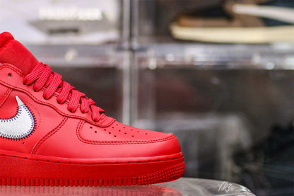 Nike Off-White Air Force 1 AF1 University Red