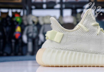 2018 Yeezy 350 V2 Butter/Icy Yellow 閿涘湢n5 A1)