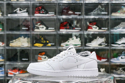 Travis Scott x Air Jordan 1 Retro Low OG SP Michael Rubin White Party (Friends and Family)