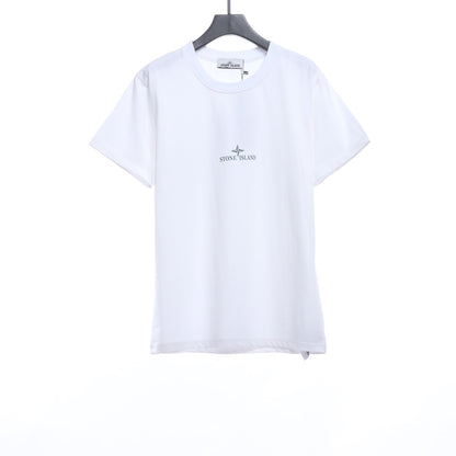 Stone Island Back Large Compass Logo Print Short Sleeves