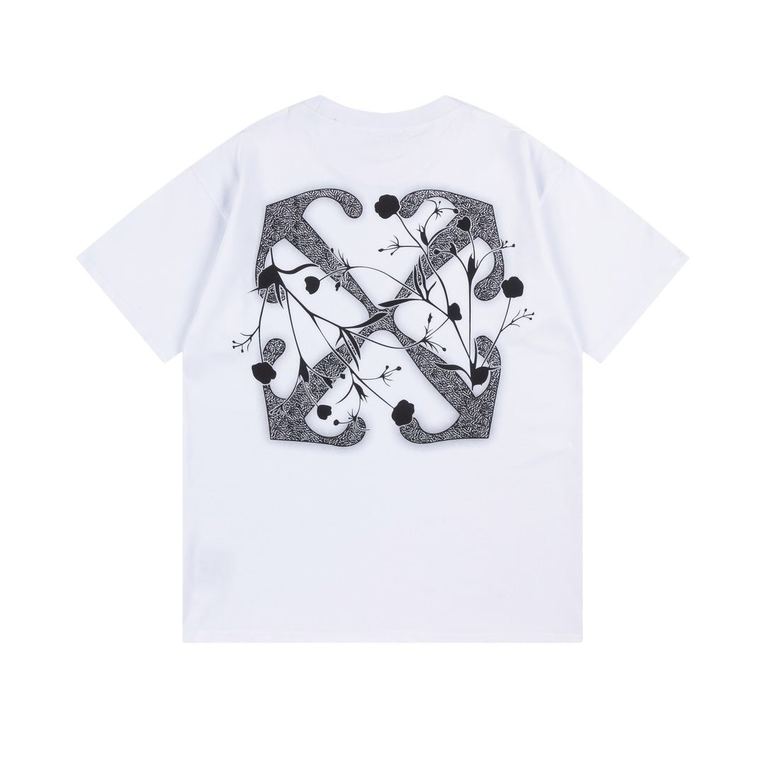 Off-White Flower Arrow Skate T-Shirt