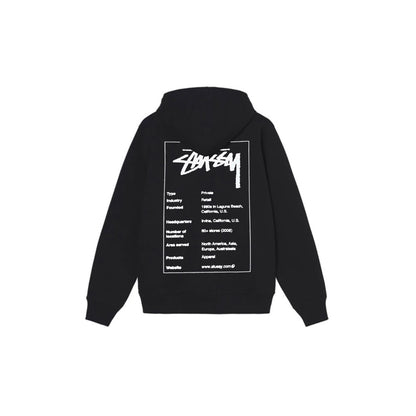 Stu$$y tag graphic print hoodie