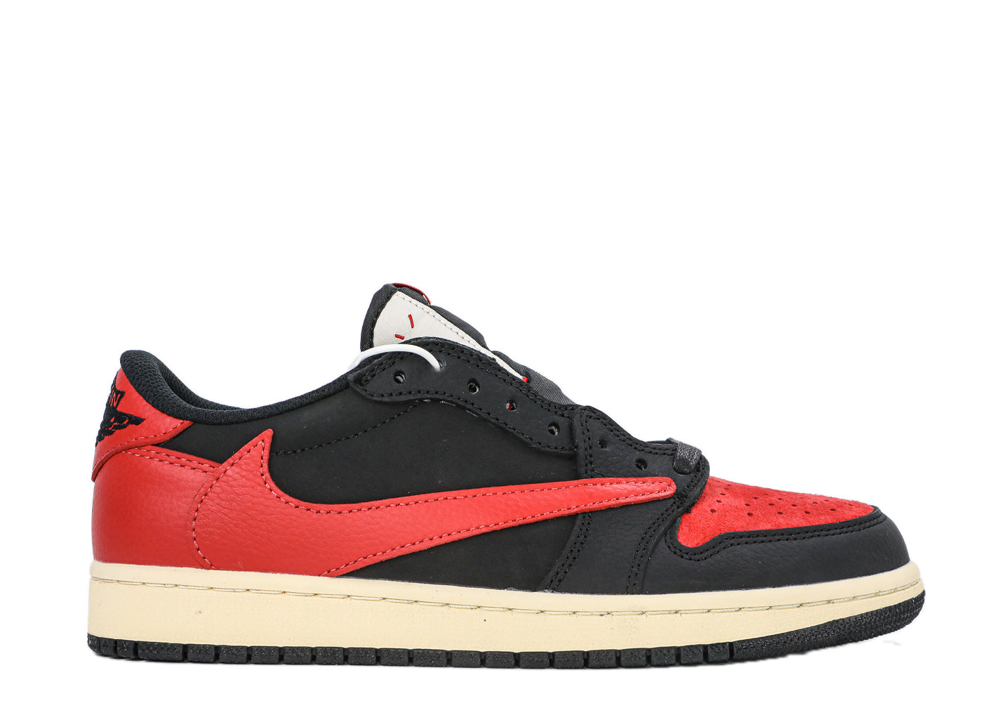 Travis Scott x Air Jordan 1 Low OG Black Red 2025