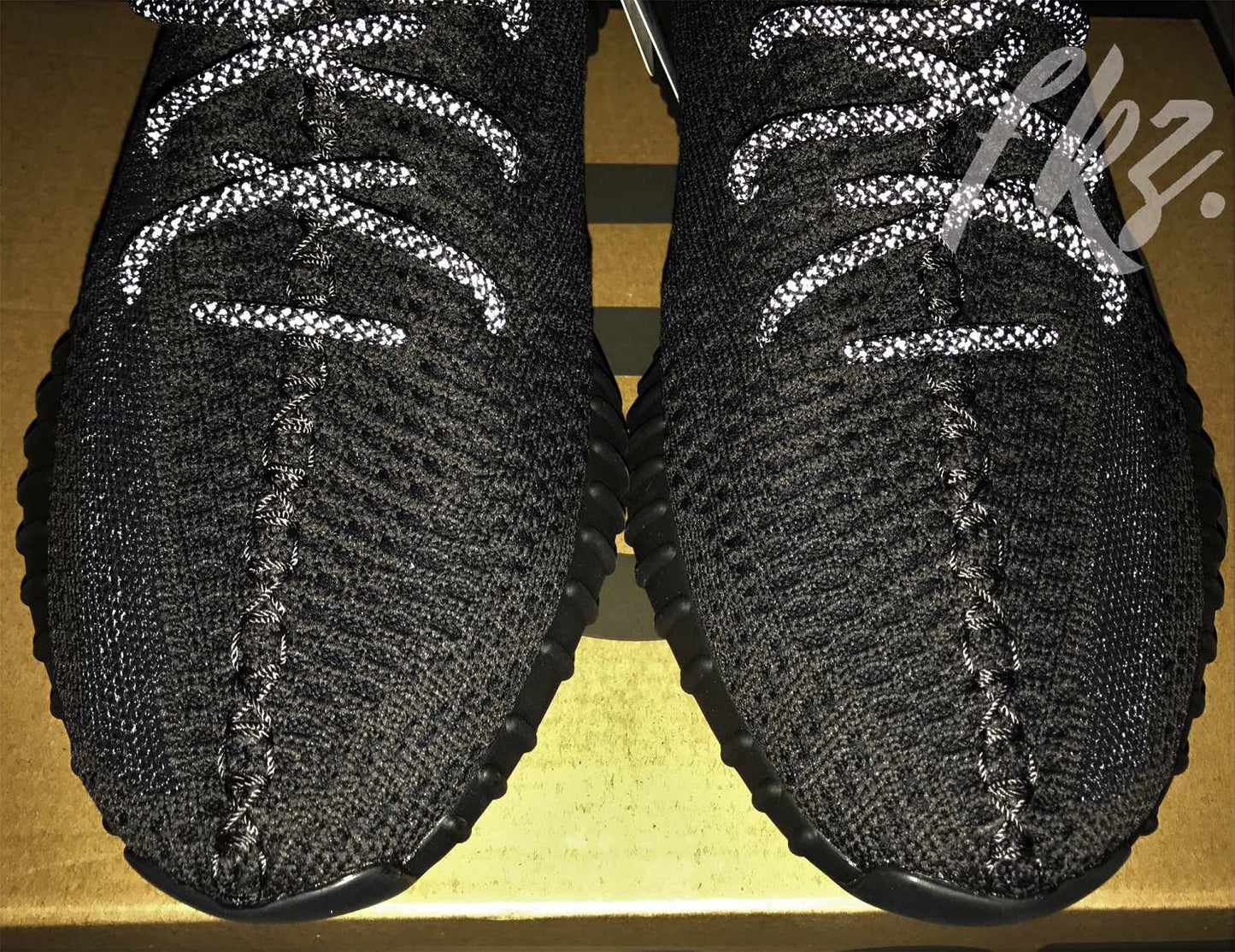 Adidas Yeezy 350 Boost V2 Black Static None Reflective(Ln5 A1)