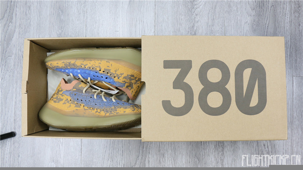 2020 Yeezy Boost 380 Blue Oat None Reflective